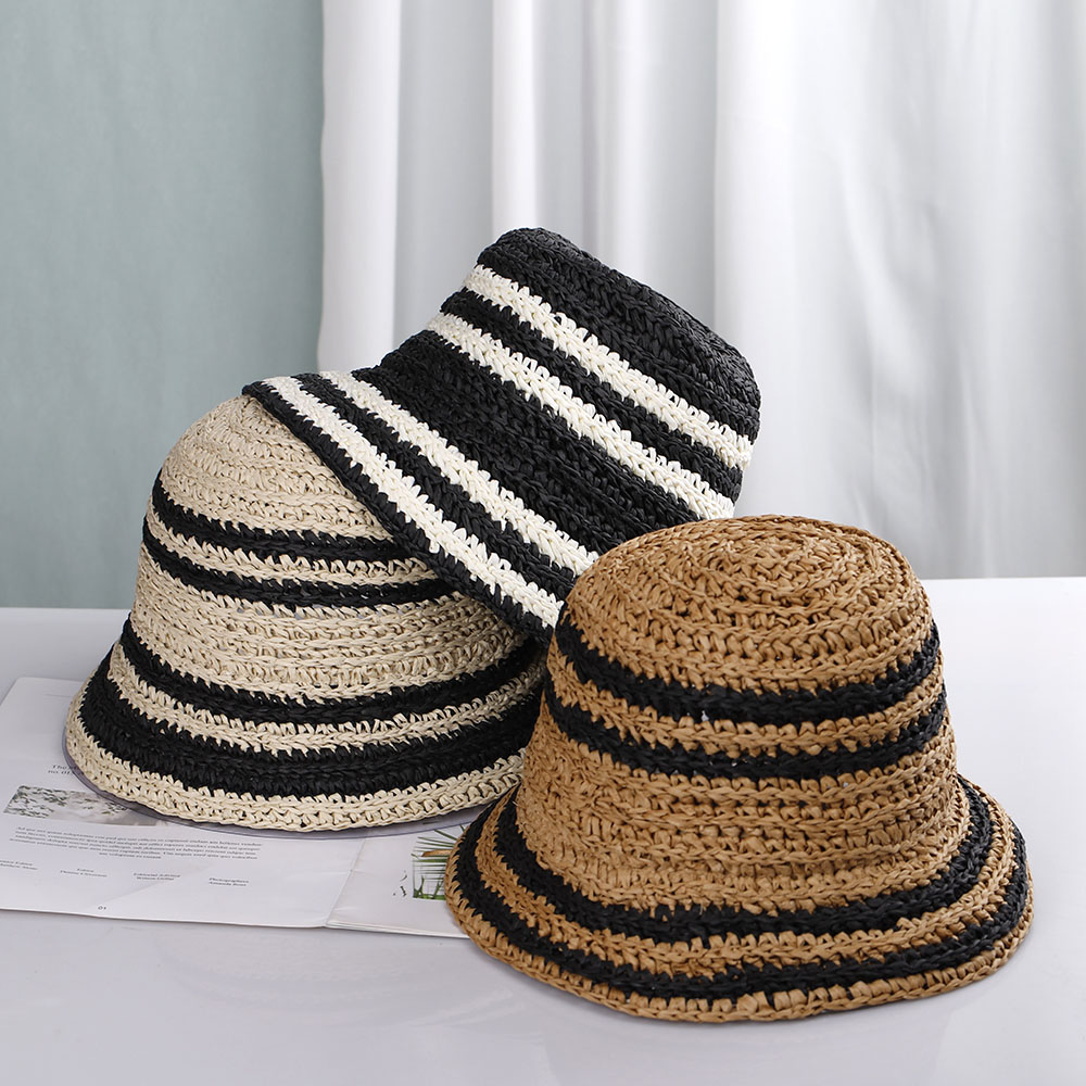 Bucket Hat Straw - Bãi Biển Nữ Mũ Nón Nữ