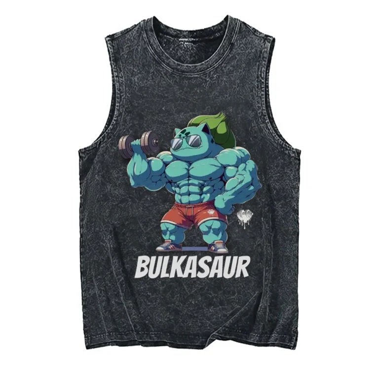 2026 Pokemon Pikachu Acid Wash - đánh giá và giá Tank Top Muscle