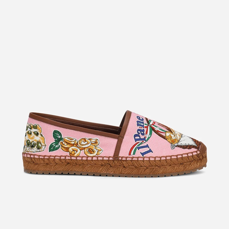 Leopard Pattern Woven Sole Fla - đánh giá và giá Espadrille Slip On
